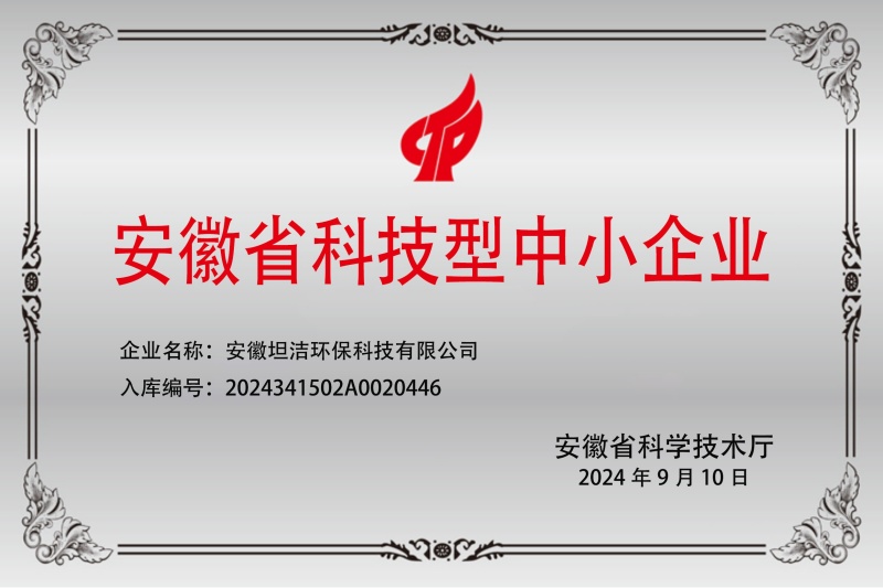 邯郸安徽科技型中小企业证书